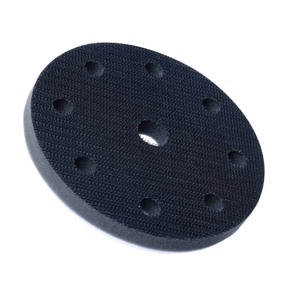 POWERTEC 1PK 5 inch Foam Interface Pad, 9-Hole Hook and Loop Sanding Backing Pad for Festool RO125 / ETS 125 Sander Orbital Sanders – High-Density PU Cushion, Sanding & Dust Extraction, 46901N