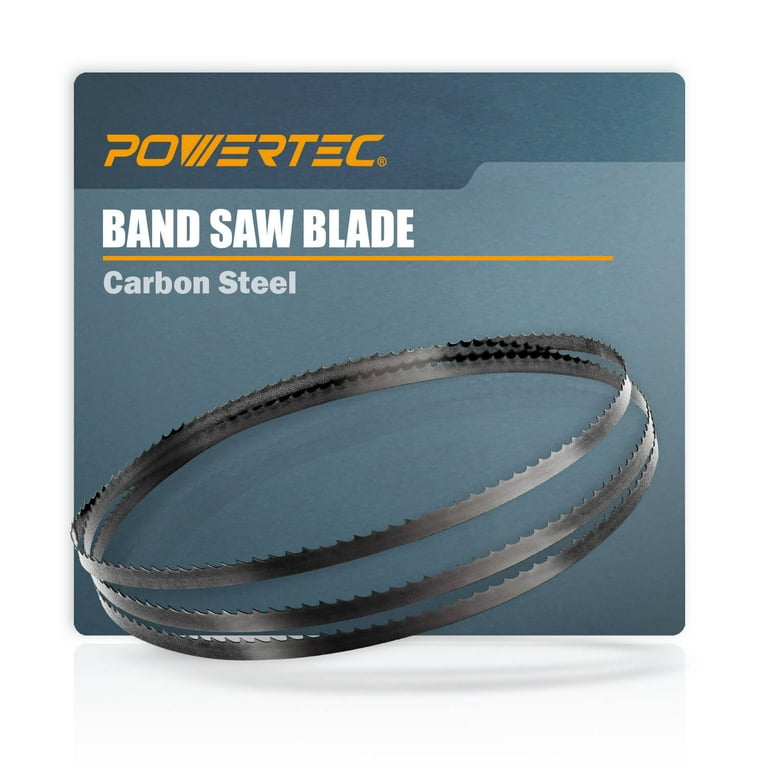 POWERTEC 1PK 63-1/2 Inch x 3/8 Inch x 10 TPI Bandsaw Blades