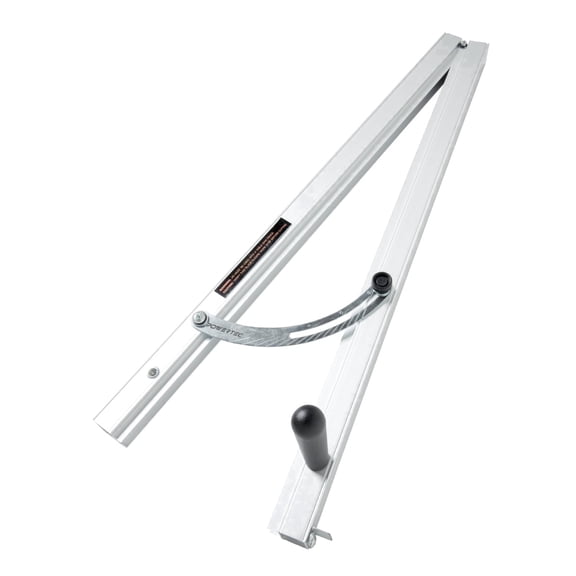 POWERTEC Table Saw Angle Cutting Jig for Creating Tapered Cuts, 24 inch Lightweight Aluminum Rails and Laser Etched Scale, 15 Degrees of Taper (71035V)