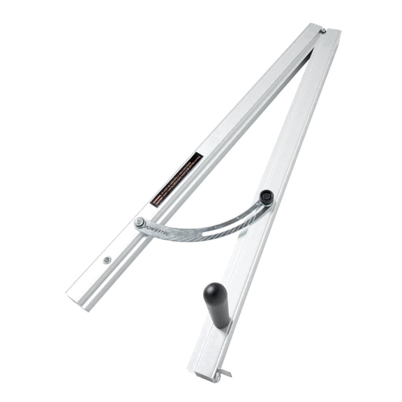 POWERTEC Table Saw Angle Cutting Jig for Creating Tapered Cuts, 24 inch Lightweight Aluminum Rails and Laser Etched Scale, 15 Degrees of Taper, 71035V