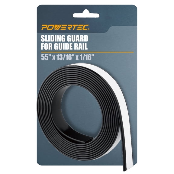 POWERTEC 1PK Track Saw Guide Rail Slide Strip, 55" Sliding Guard for POWERTEC Guide Rails (71911N)