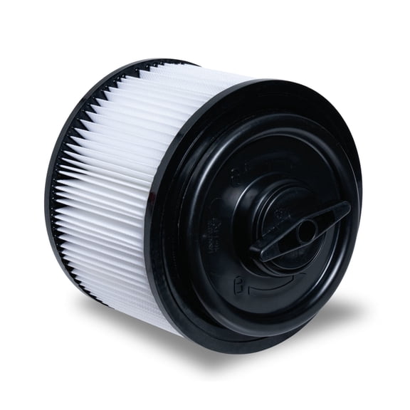 POWERTEC 1PK VFCF Cartridge Filter & Retainer for Vacmaster 45 Gal. Wet/Dry Vacuums, Shop Vac Filters for VF408, VF409, VWMB508 Series, 75124N