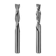 thumbnail image 1 of POWERTEC 2-Piece Solid Carbide Spiral Router Bit 1/4" Shank, One Up Cut and One Down Cut, Woodworking Router bits for use on CNC and Router Tool, Router bits for Wood PVC MDF Hardwood , 73030, 1 of 7