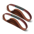 thumbnail image 1 of POWERTEC 20PK 1 x 30 Inch Sanding Belts, 80 Grit Aluminum Oxide Belt Sander Sanding Belt for WEN 6515T/ Bucktool Belt and Disc Sander, Woodworking, Metal Polishing, Knife Sharpening (111290-P2), 1 of 7