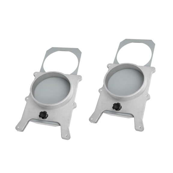 POWERTEC 2PK 4 inch Aluminum Blast Gate for Dust Collector, Dust Collection Fittings (70135-P2)