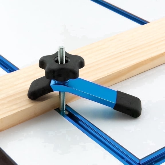 POWERTEC 2PK 5-1/2" L x 1-1/8" W T-Track Hold Down Clamp, T Track Clamps for Woodworking (71168)