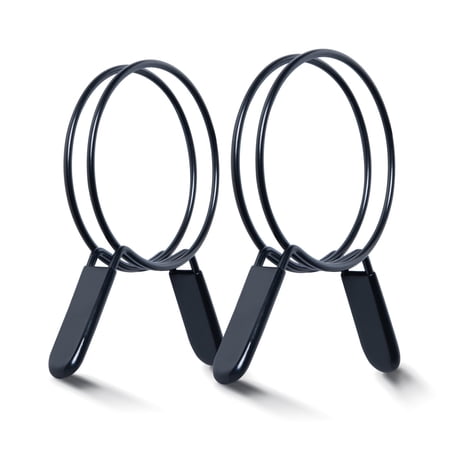 POWERTEC 2PK 5 Inch Double Loop Hose Clamps for Dust Collection Hose and Dryer Vent Hose, Quick Release Spring Clamps for Dust Collector and Dust Collection Fittings, 70410