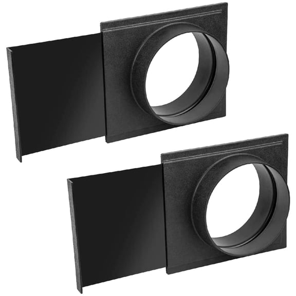 POWERTEC 2PK 6-Inch Blast Gate for Dust Collector, Dust Collection Fittings (70279-P2)