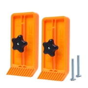 POWERTEC 2PK Stackable Feather Boards for Table Saw, Router Fence, Router Table & Bandsaw - Woodworking Tools & Accessories for Universal T-Track & Miter Slot Mount 71832-P2N
