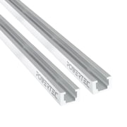 POWERTEC 2PK T-Track 48-Inch Heavy Duty | Specialized T Slot Track Mounting for 1/4”-20 Hex Bolt, 71351-P2