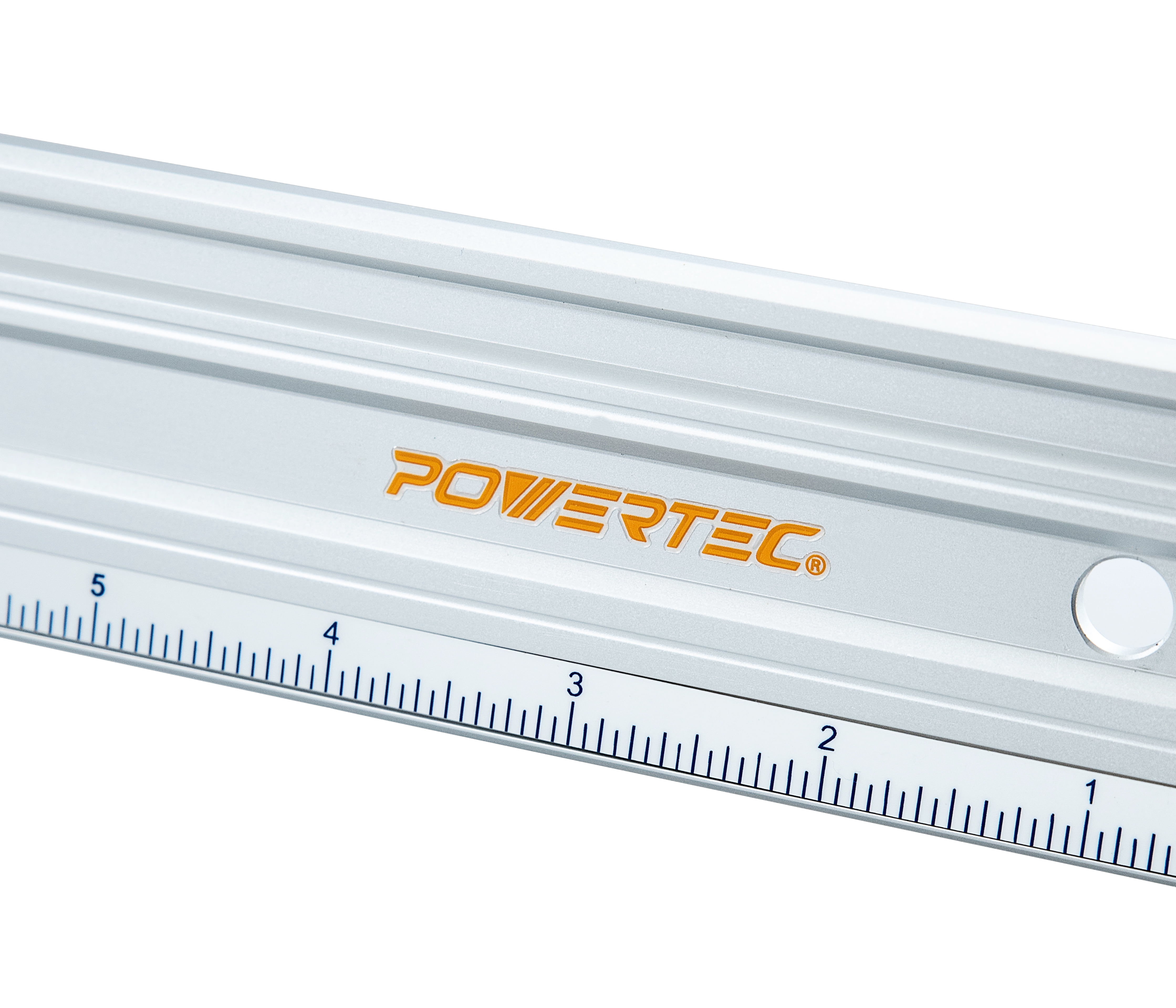 POWERTEC 24 in. Anodized Aluminum Straight Edge Ruler Etched in Both  Millimeter and Inch Calibrations – Monsecta Depot