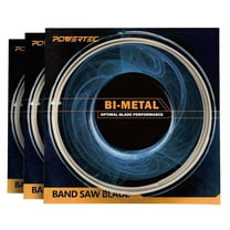 POWERTEC 3PK 32-7/8 Inch Bi-Metal Bandsaw Blades, 1/2" x 14/18 TPI Band Saw Blades for DeWalt DCS370B Portable Band Saw, Replacement for DeWalt DW3986C Portable Band Saw Blades, 13522-P3N
