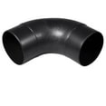 thumbnail image 1 of POWERTEC 1PK 4 inch 90 Degree Elbow - ABS Plastic Right Angle Dust Collector Connector,  70105, 1 of 9