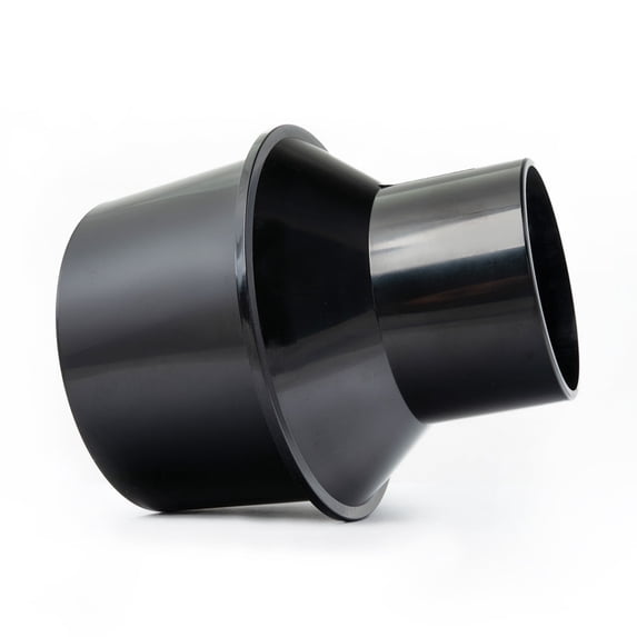POWERTEC 4 Inch Dust Port to 2-1/2 Inch Hose Reducer, Dust Collection Fittings for 4" Machinery Dust Port and 2-1/2" Dust Collection Hose & Shop Vacuum Connection, 70291