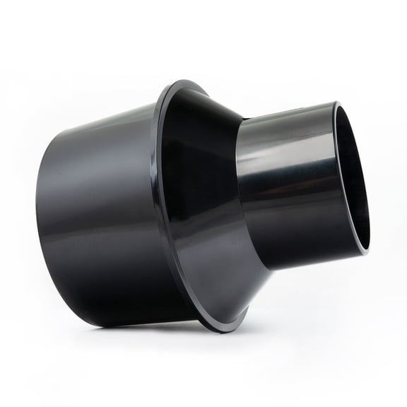 POWERTEC 4 Inch Dust Port to 2-1/2 Inch Hose Reducer, Dust Collection Fittings for 4" Machinery Dust Port and 2-1/2" Dust Collection Hose & Shop Vacuum Connection, 70291