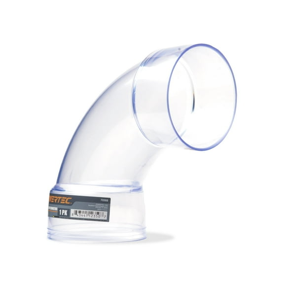 POWERTEC 4 inch ID 90 Degree Elbow for 4 inch OD Dust Collection Pipes, Adapters and Fittings (70368)