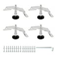 thumbnail image 1 of POWERTEC 4PK Corner Leveling Feet Heavy Duty Adjustable Furniture Feet for Cabinet/Shelves/Vanity/Furniture, with Non-Marring Pads (71157), 1 of 7