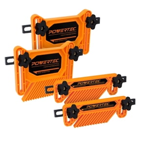 POWERTEC 4PK Featherboards for Table Saw, Router Table, Router Fence and Band Saw. Woodworking Tools & Accessories To Reduce Kickback and Increase Safety, 72027