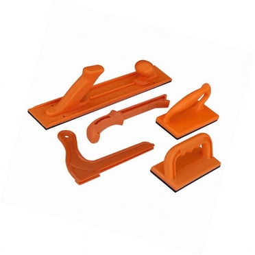 POWERTEC 5PK Push Block and Push Stick Set Fits Table Saws, Router Tables, Band Saws & Jointers, Dual Ergonomic Handles w/Max Grip, Wood Pusher Reduces Kickback & Increases Safety  (71009)