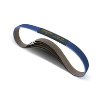 POWERTEC 6PK 1 x 30 Inch Zirconia Sanding Belts, 36 Grit Belt Sander Sanding Belt for Belt Sander, Belt and Disc sander, Woodworking, Metal Grinding, Derusting (4130036Z-6)
