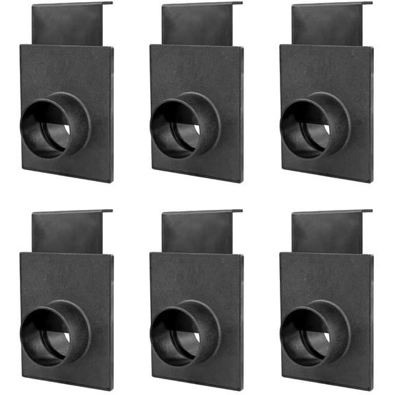 POWERTEC 6PK 2-1/2-Inch Blast Gate for for Dust Collector, Dust Collection Fittings  (70133-P6)