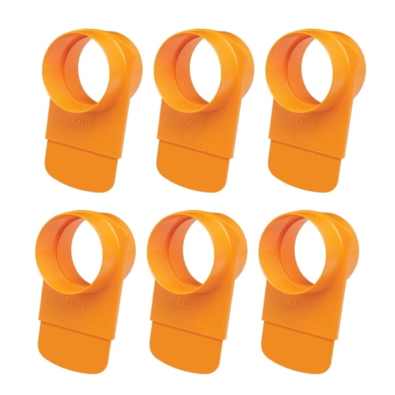 POWERTEC 6PK 4-Inch Integrated Blast Gate Clog Resistant Patented, Anti Gap Tapered ABS Plastic Fitting for Dust Collection Systems (70295-P6)