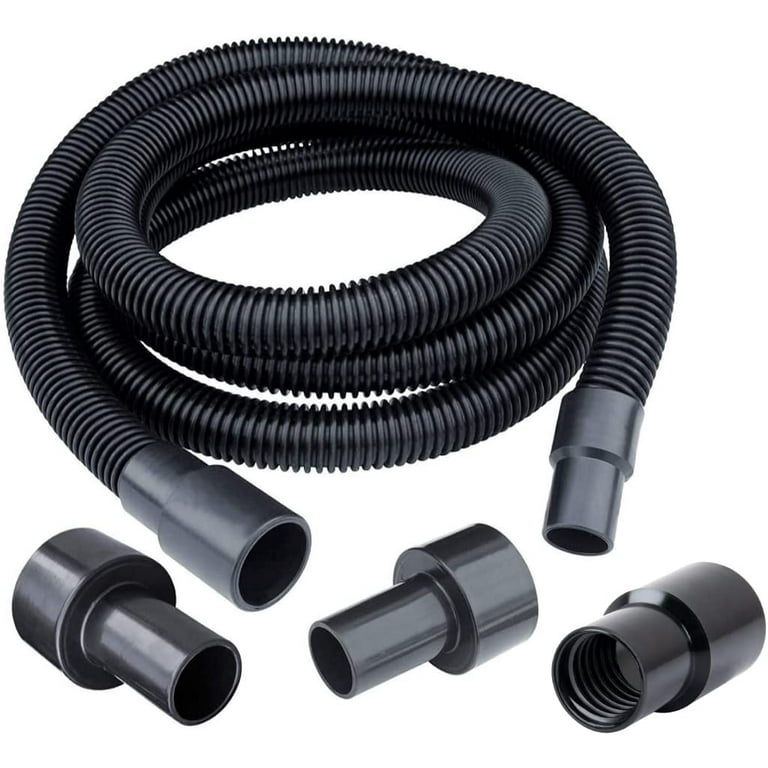 POWERTEC 70347 10 Ft. Dust Collection Hose Kit with 5 Fittings for