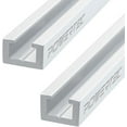 thumbnail image 1 of POWERTEC 71379-P2 Heavy Duty 48" Aluminum T-Track | Specialized T Slot Track Mounting for 3/8" Hex Bolt and POWERTEC T Bolt ¼"-20 and 5/16"-18, 2 PK, 1 of 5