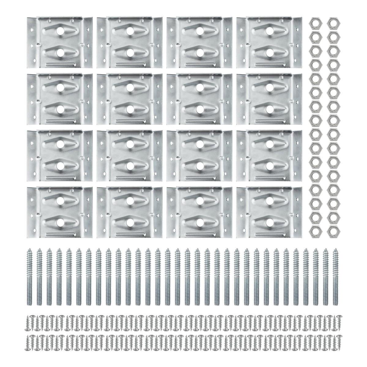 POWERTEC 71428P4 Surface Mount Corner Brackets for Table Aprons, with