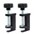thumbnail image 1 of POWERTEC 2PK T Track Clamp for T Track Accepting 1/4” T bolt/Hex Bolts & 5/16" T Bolt, Hold Down Clamp for Track Saw Guide Rail, T Track, 1/4" T Track, Combo T Track, Multi T Track Fence (71439), 1 of 9