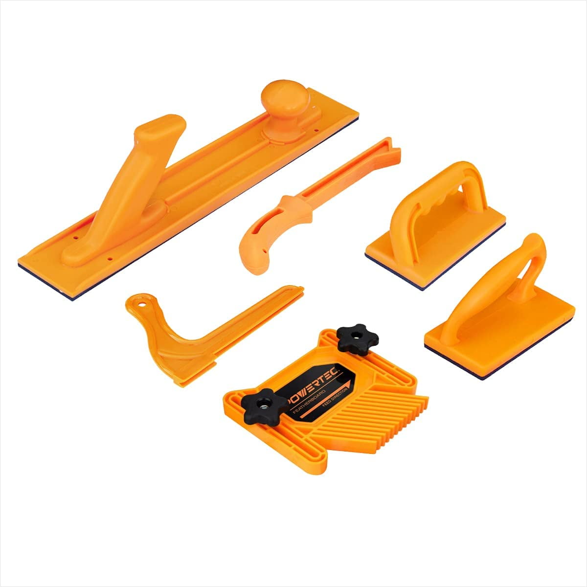 POWERTEC 71718 Safety Kit with Deluxe Featherboard for Use On Table