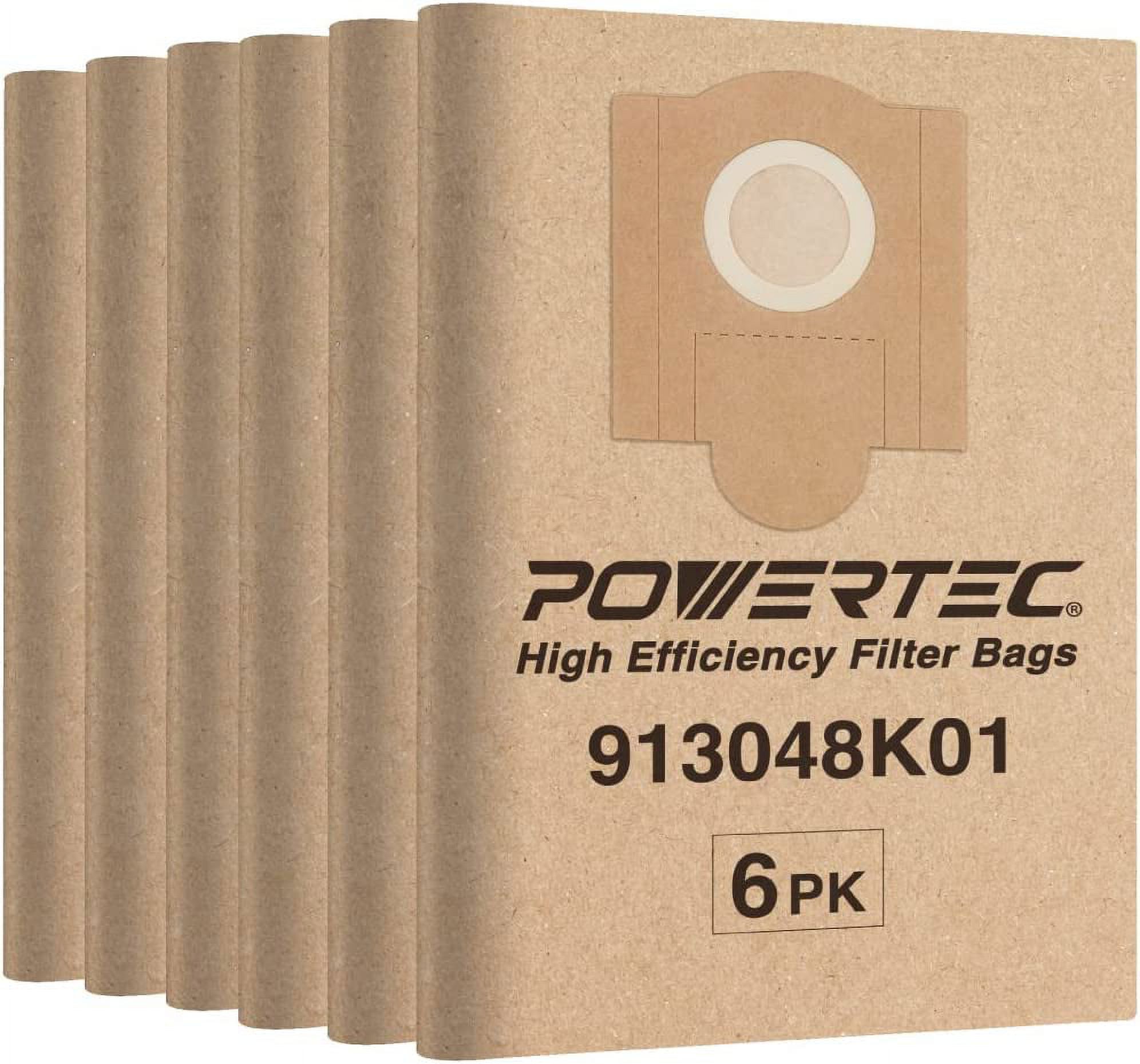 POWERTEC 75031P2 Filter Bags for Fein 913048K01/69908195016 Fits 9