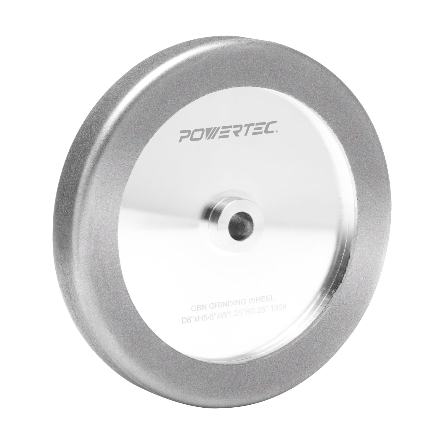 POWERTEC CBN Grinding Wheel 8 Inch 180 Grit, 1-1/4