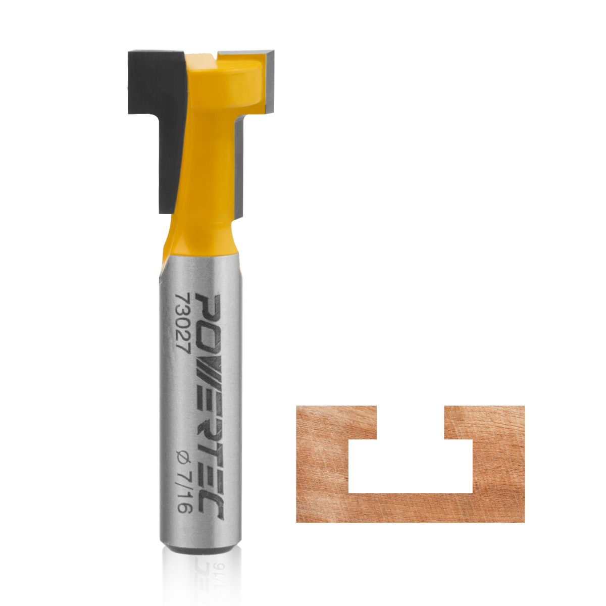 Keyhole Router Bit Sizes POWERTEC Carbide Tipped 7/16
