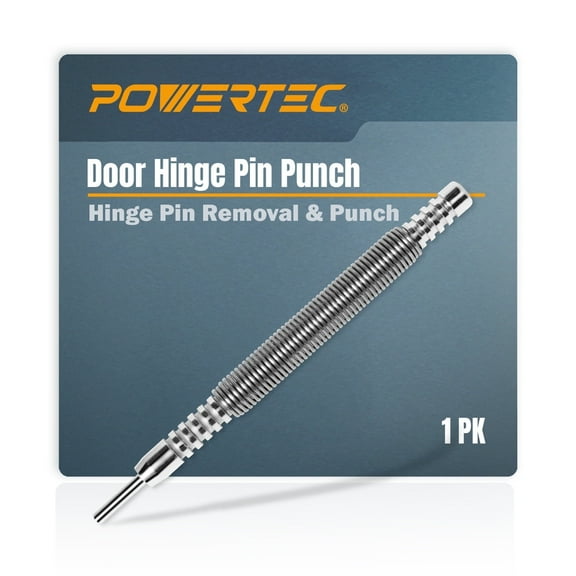 POWERTEC Door Hinge Pin Removal Tool, Spring Driven Hammerless Hinge Pin Remover and Punch Tool, 5000 PSI Striking Force (71940N)