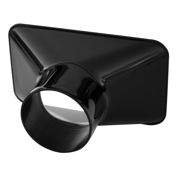 POWERTEC Dust Collection Rectangular Hood Nozzle for 2-1/2 Dust Collection Hose Fittings (70204)