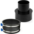 thumbnail image 1 of POWERTEC Dust Collection Reducer 6" OD to 4" OD with 6" Dust Control Flex Cuff  (70362), 1 of 7