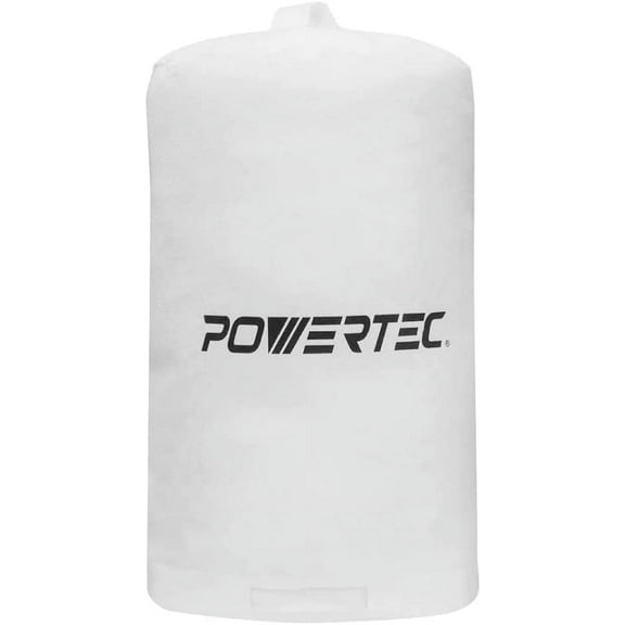 POWERTEC Dust Collector Bag, 15" x 23", 1 Micron Filter, For Delta, JET, Grizzly, Shop Fox, Harbor Freight, and POWERTEC DC-1080/ DC-1081 (70335)