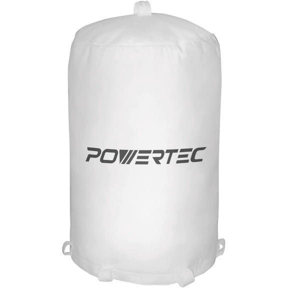 POWERTEC Dust Collector Bag, 21" x 31", 1 Micron Filter, For JET, Grizzly, Shop Fox, Wen, Harbor Freight, and POWERTEC DC-1512 (70333)