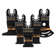 thumbnail image 1 of POWERTEC Oscillating Tool Blade 5pc Set – Bi-Metal & Carbide Multitool Blades for Cutting Wood, Metal, Nail-Embedded Wood, Drywall, Cement Board and Plastic (14500N), 1 of 10