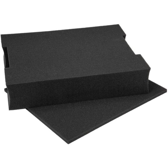 POWERTEC Pre-Cut Foam Insert 100% Customizable Inlay Material for L-Boxx2, Power Tool Transport System, 71603