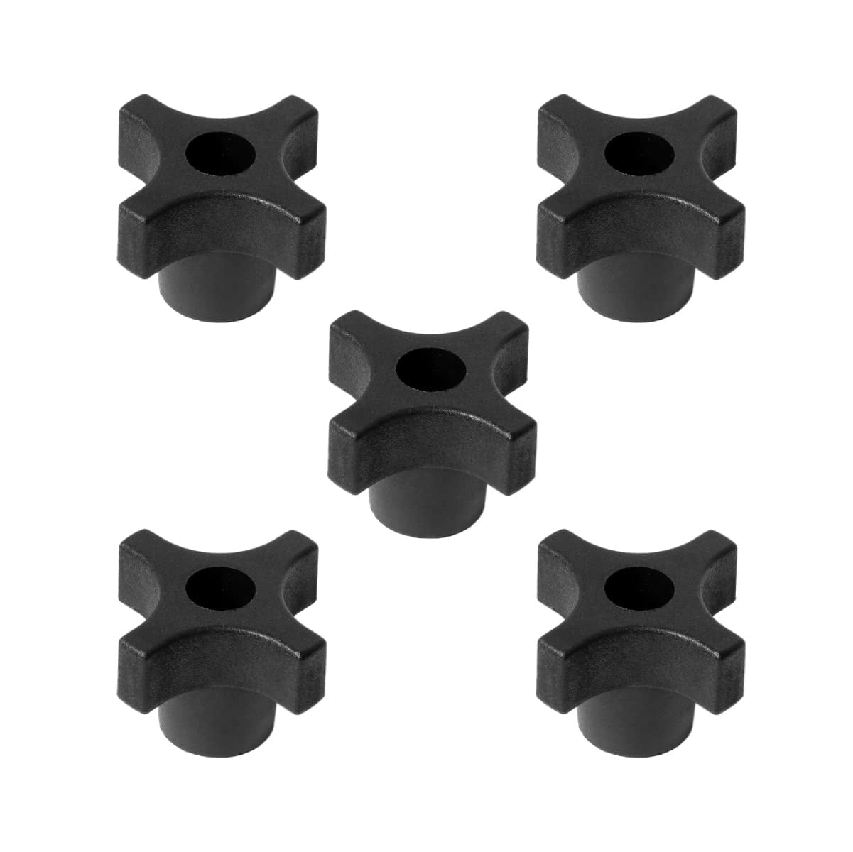 POWERTEC QNB3003 4 Point Knob 5 16 18 Thru Hole Insert 5 Pack powertec-qnb3003-4-point-knob-5-16-18-thru-hole-insert-5-pack