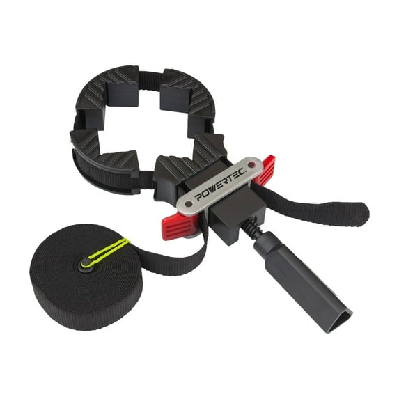 POWERTEC Quick Release Band Clamp | Woodworking Frame Clamping Strap Holder (71017)