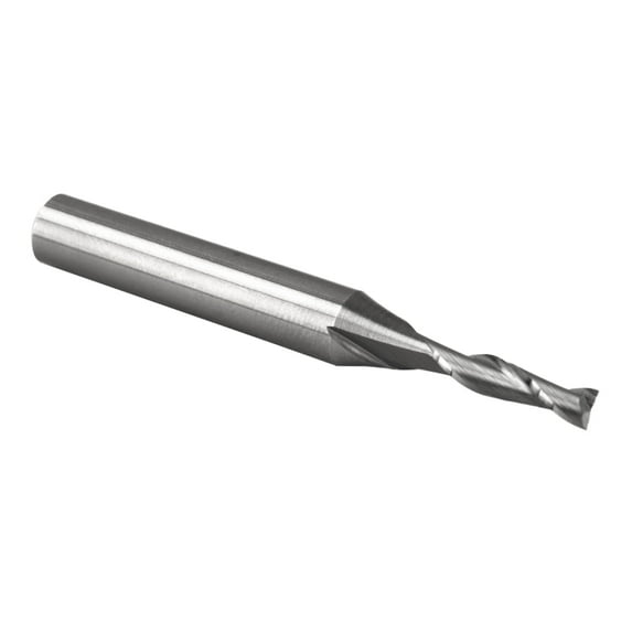 POWERTEC Solid Carbide Up Cut 1/8" Spiral Router Bit, Router Bit 1/4" Shank Woodworking Router bits for use on CNC and Router Tool, Router bits for Router Bushing (73003)