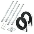 thumbnail image 1 of POWERTEC Track Saw Guide Rail Accessory Kit for Festool, Makita and DeWalt, Includes 2PK 118" Guide Rail Splinter Guard Replacement Strip and Set of 4 Guide Rail Connectors (72049), 1 of 9