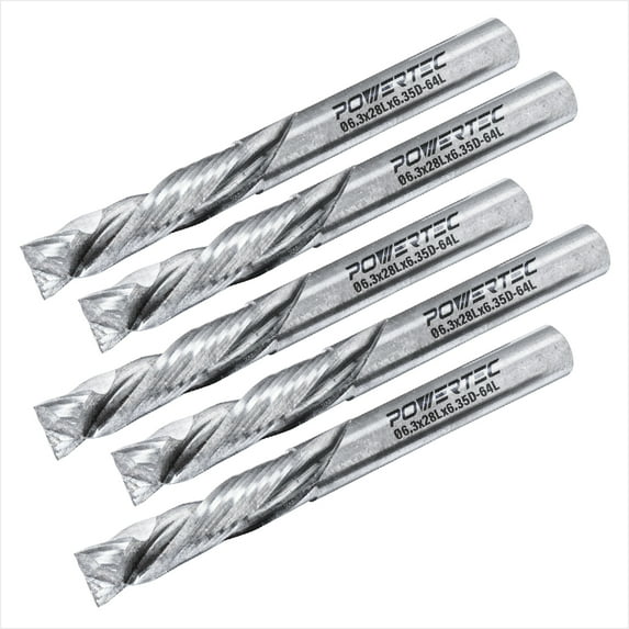 POWERTEC Up/Down Cut Compression 1/4