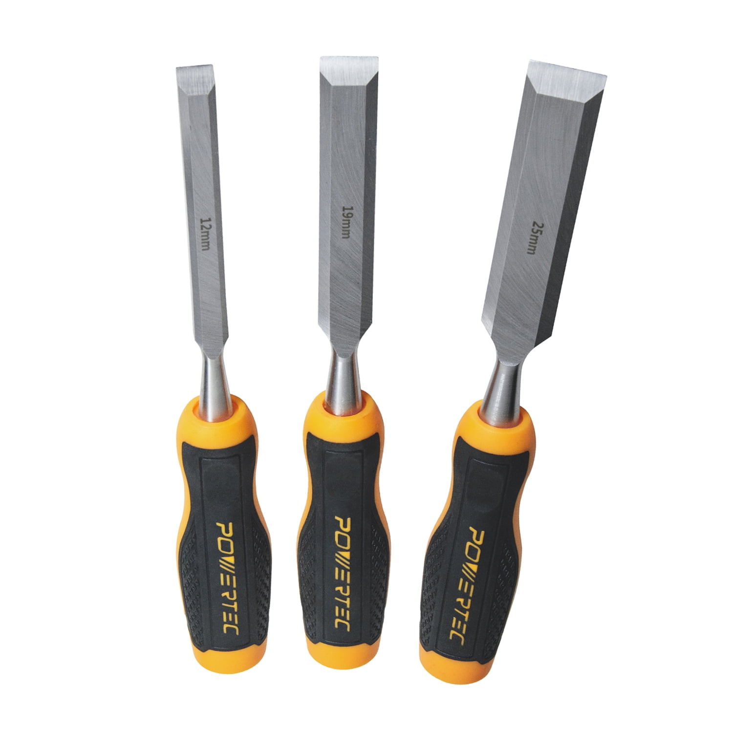 POWERTEC Wood Chisel 3pcs Set - 1