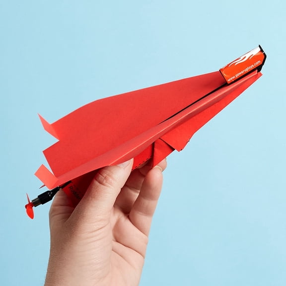 POWERUP 2.0 Paper Airplane Conversion Kit | Electric Motor for DIY Paper Planes | Fly Longer and Farther | Perfect for Kids & Adults | Ready to Use Aeroplane Engine Kits