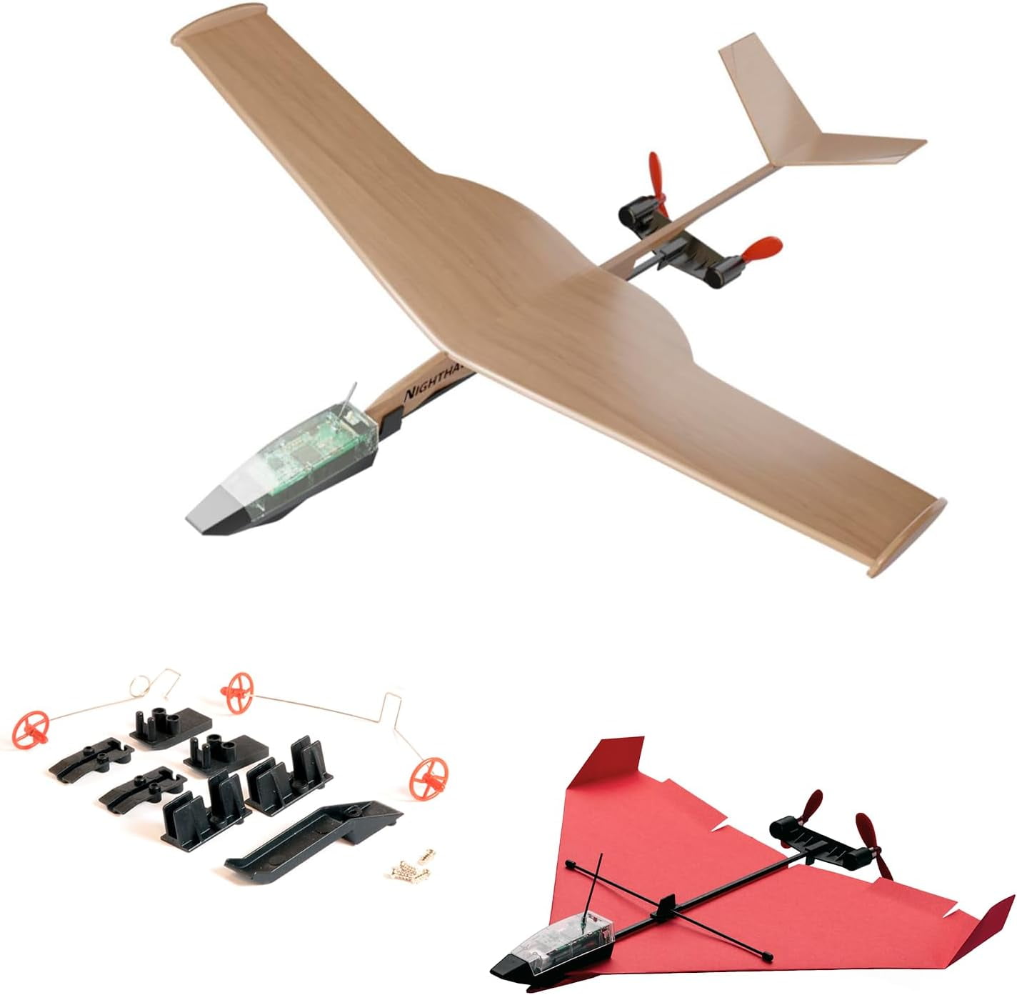 POWERUP 4.0 The NextGeneration Smartphone RC Controlled Paper Airplane Kit. Easy to Fly with