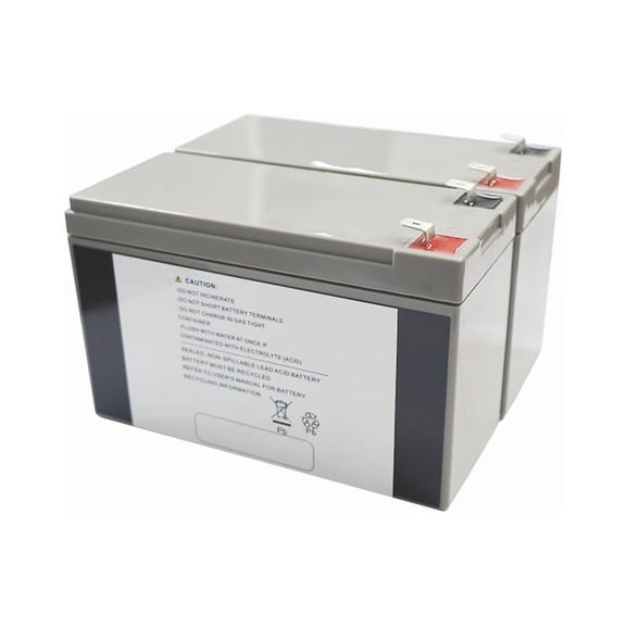 POWERWAREHOUSE RB1290X2-PW 12V 2-CELL LEAD ACID UPS BATTERY FOR CYBERPOWER BRG1350AVRLCD, BRG1500AVRLCD, LX1500GU, CP1350AVRLCD, CP1500AVRLCD, CST150XLU